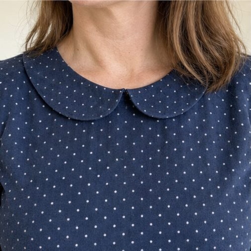 Charcoal Ruffle Blouse - Picture 4 of 6